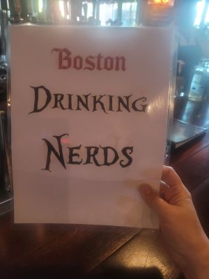 Boston Drinking Nerds sign
May 27, 2023 The Citizen Public House, Boston MA
