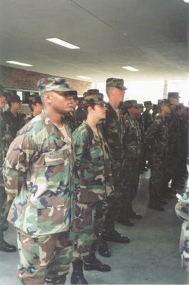 Formation
Standing in formation in Basic Training.
