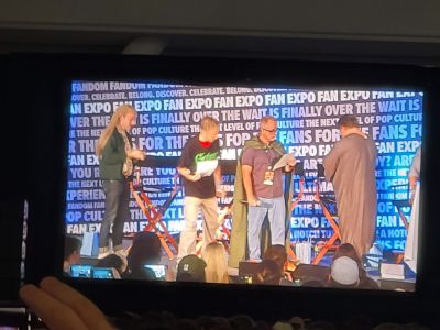 Hobbits play acting
Aug 13, 2022 - Boston Fan Expo, BCEC, Boston MA
Keywords: cons, BCEC, Boston, Seaport, Hobbits