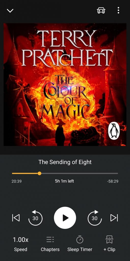 The Colour of Magic on Audible 